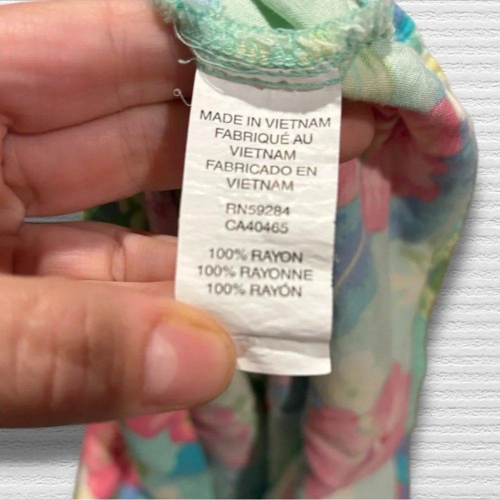 Blouse Top Children’s Place  Soft Sage (light Green) Floral